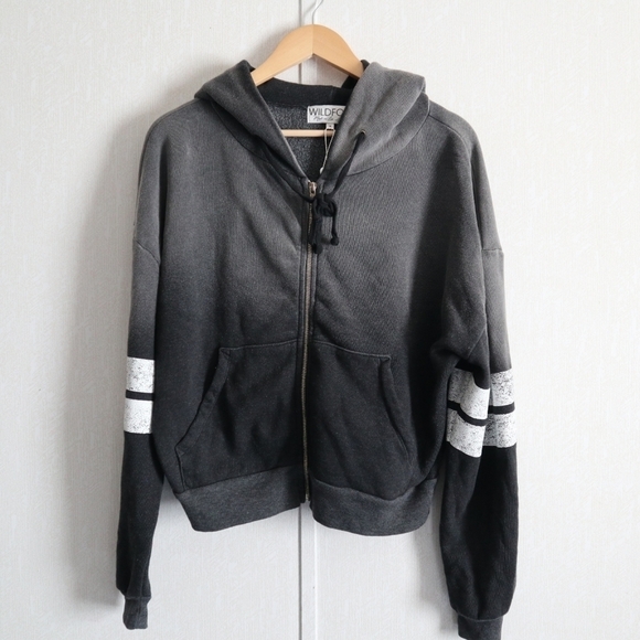 Nwt Wildfox Varsity Stripe Hoodie Jacket - Picture 2 of 11
